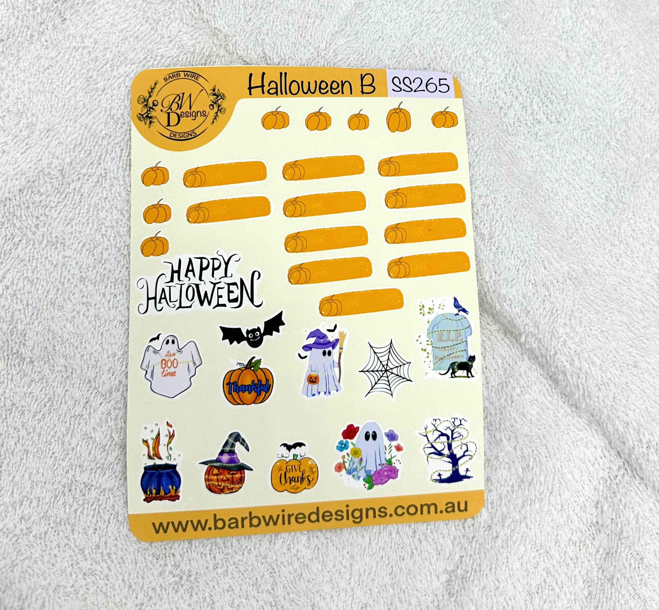 Halloween Planner Sticker Sheet