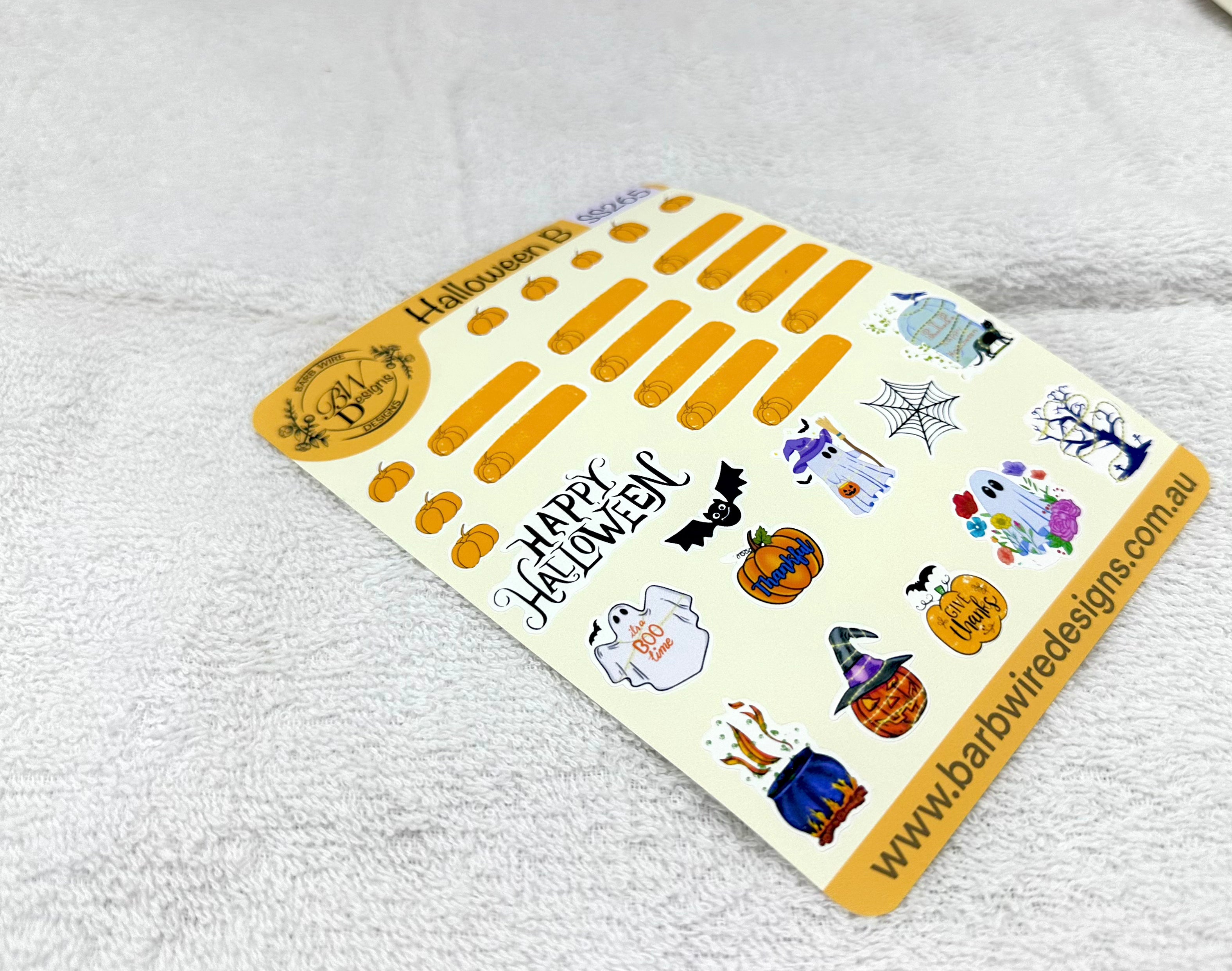 Halloween Planner Sticker Sheet