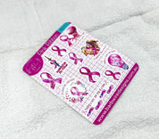 Pink Ribbon Cancer Sticker Sheet