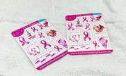 Pink Ribbon Cancer Sticker Sheet