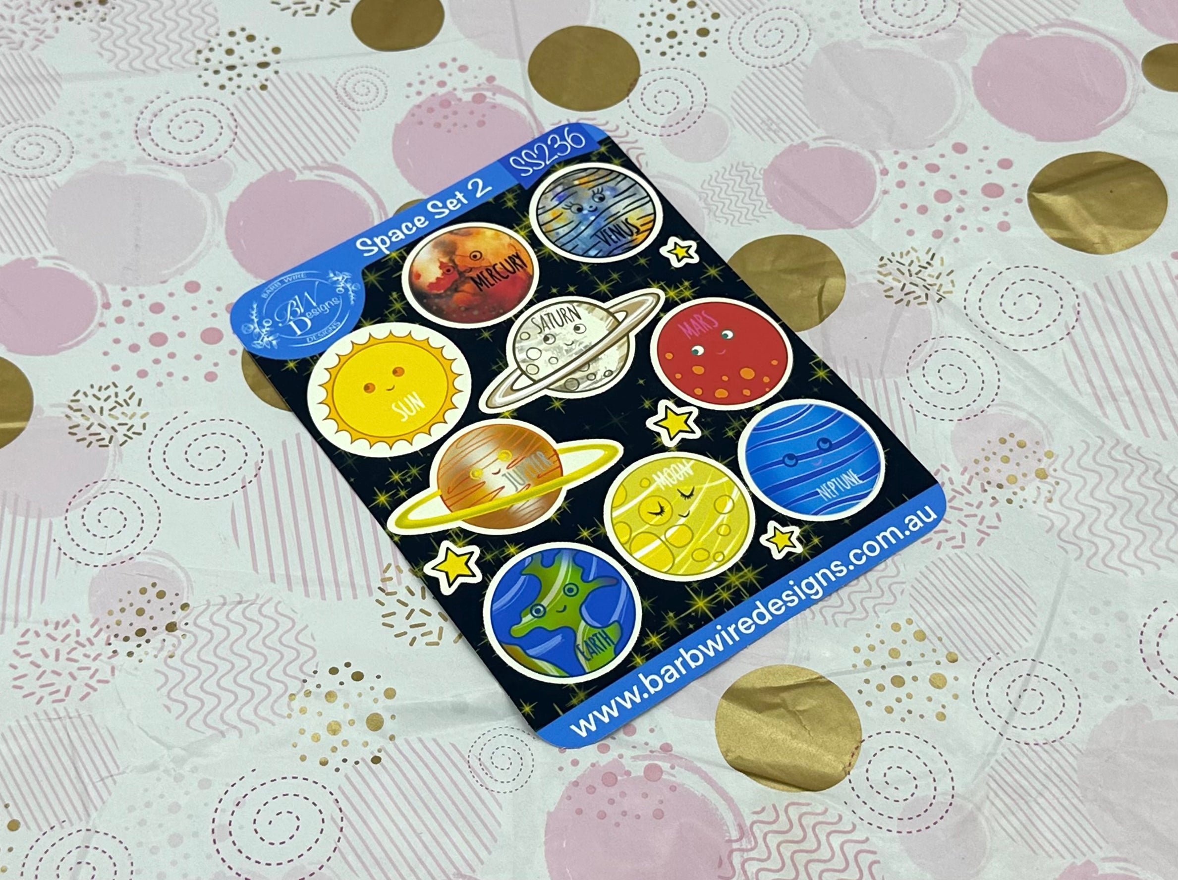 Space Set Sticker Sheet