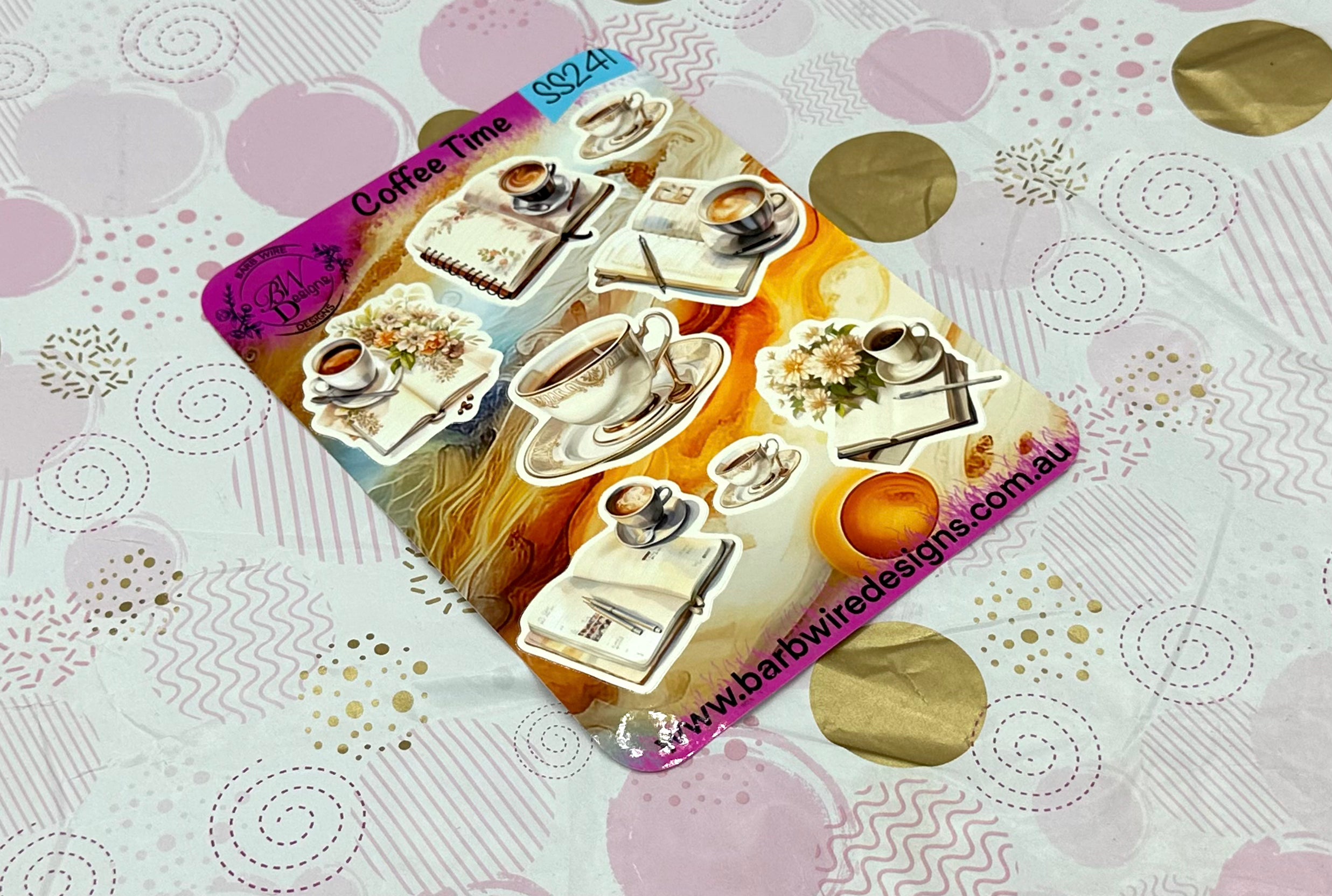 Coffee Time Sticker Sheet