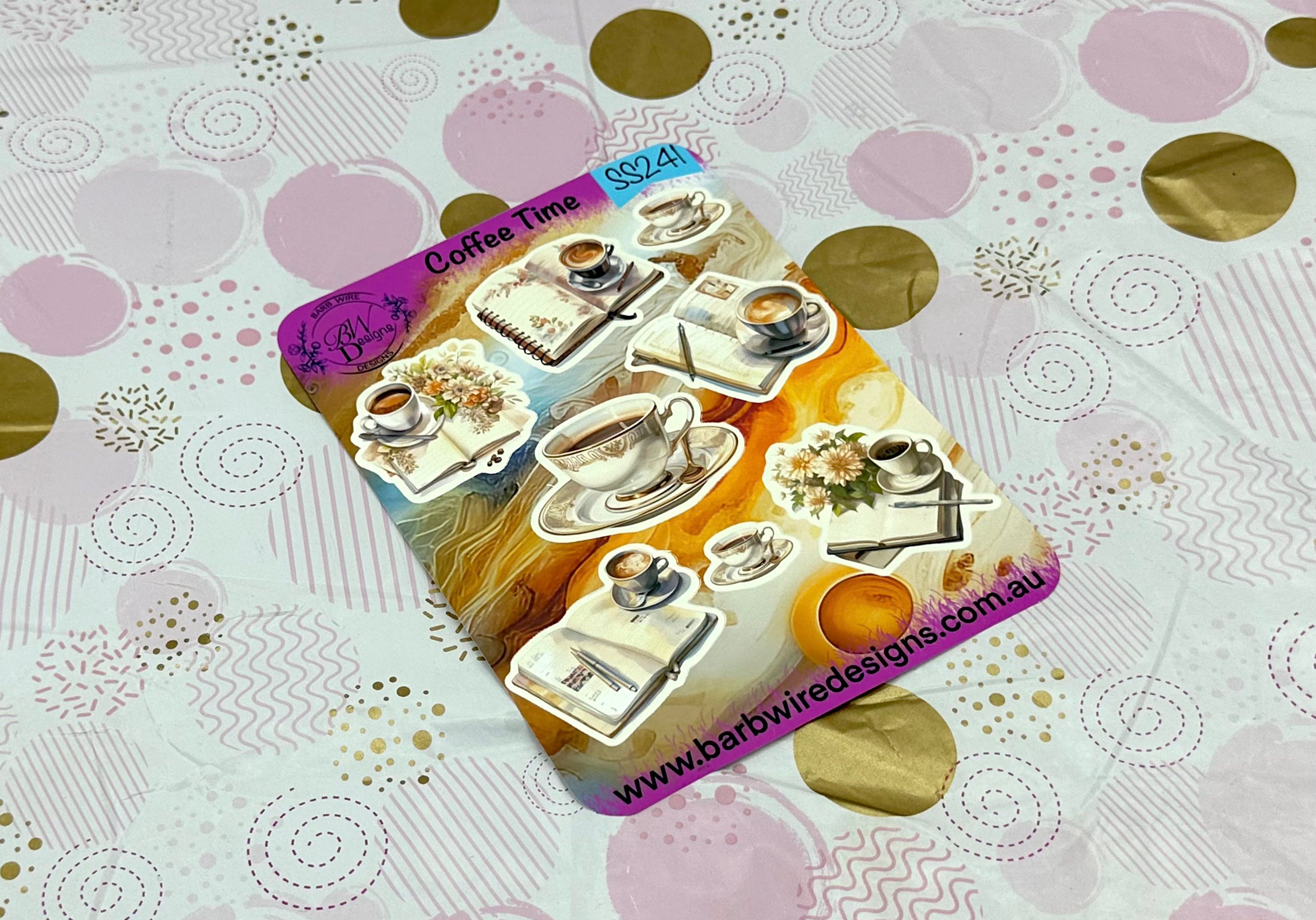Coffee Time Sticker Sheet