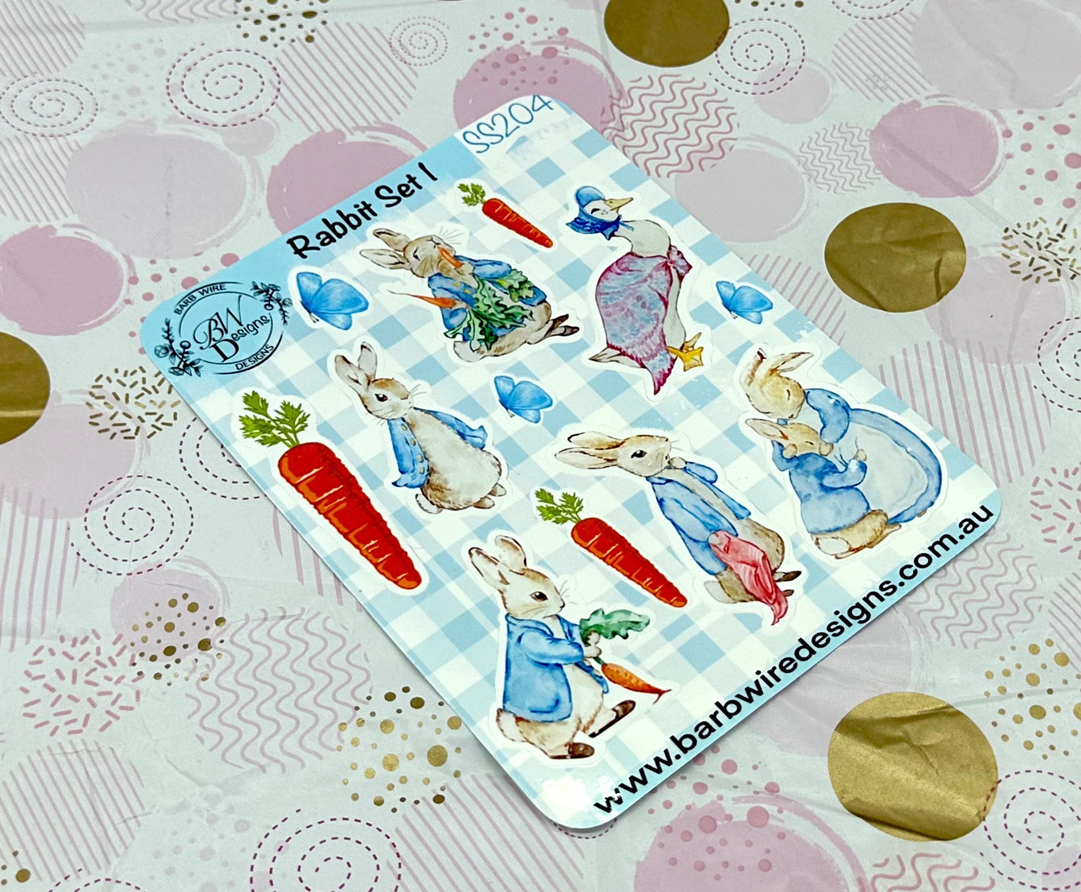 Rabbit Set Sticker Sheet