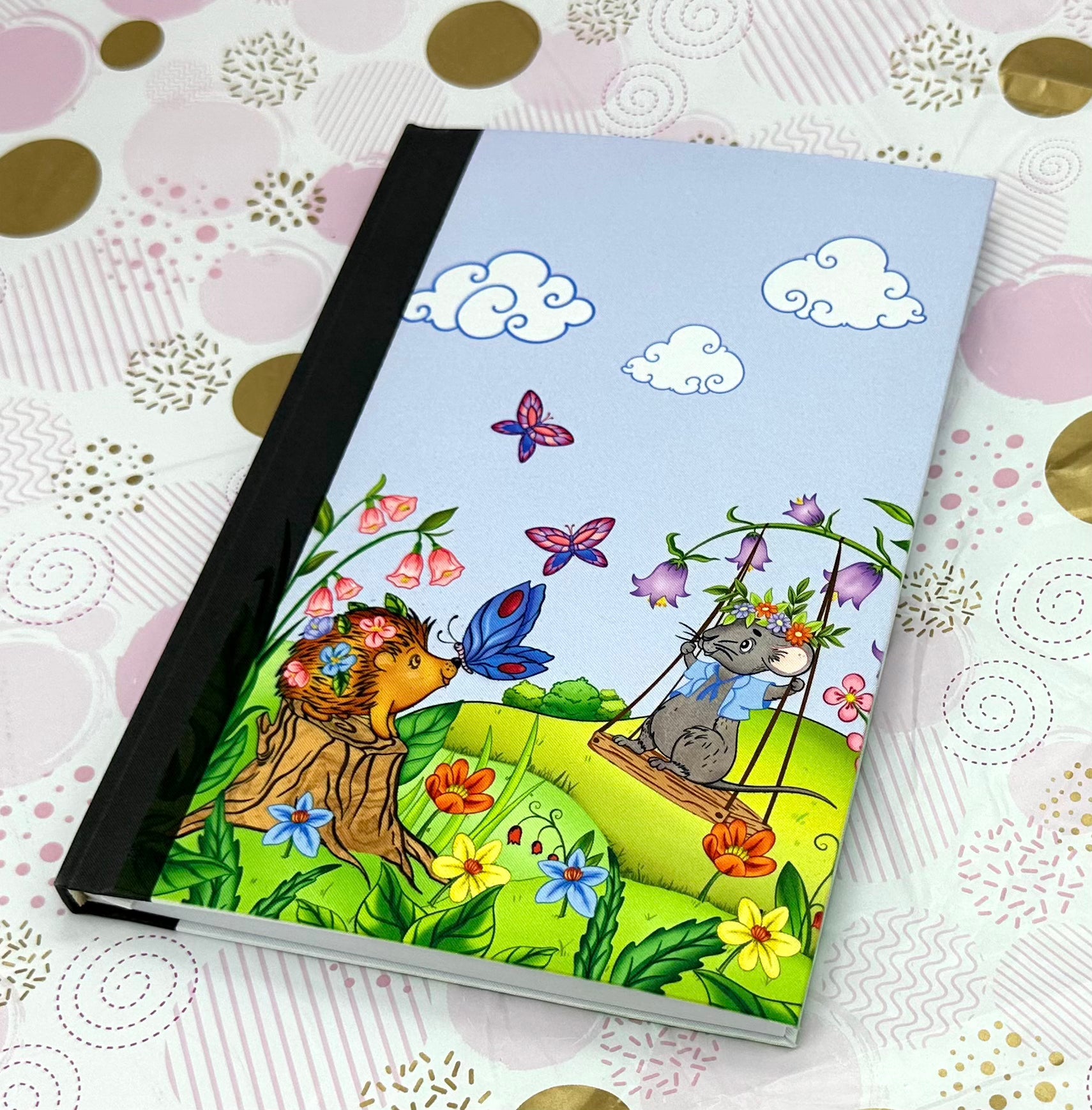 Porcu-Fine and Macey Fabric Notebook