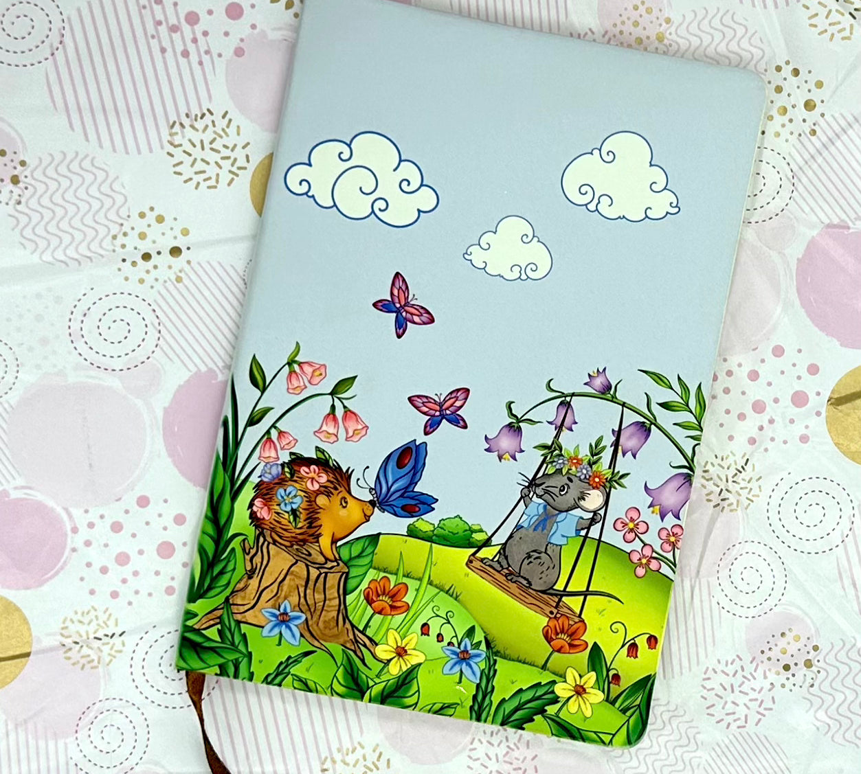 Porcu-Fine and Macey PU Leather A5 Notebook Barb Wire Designs