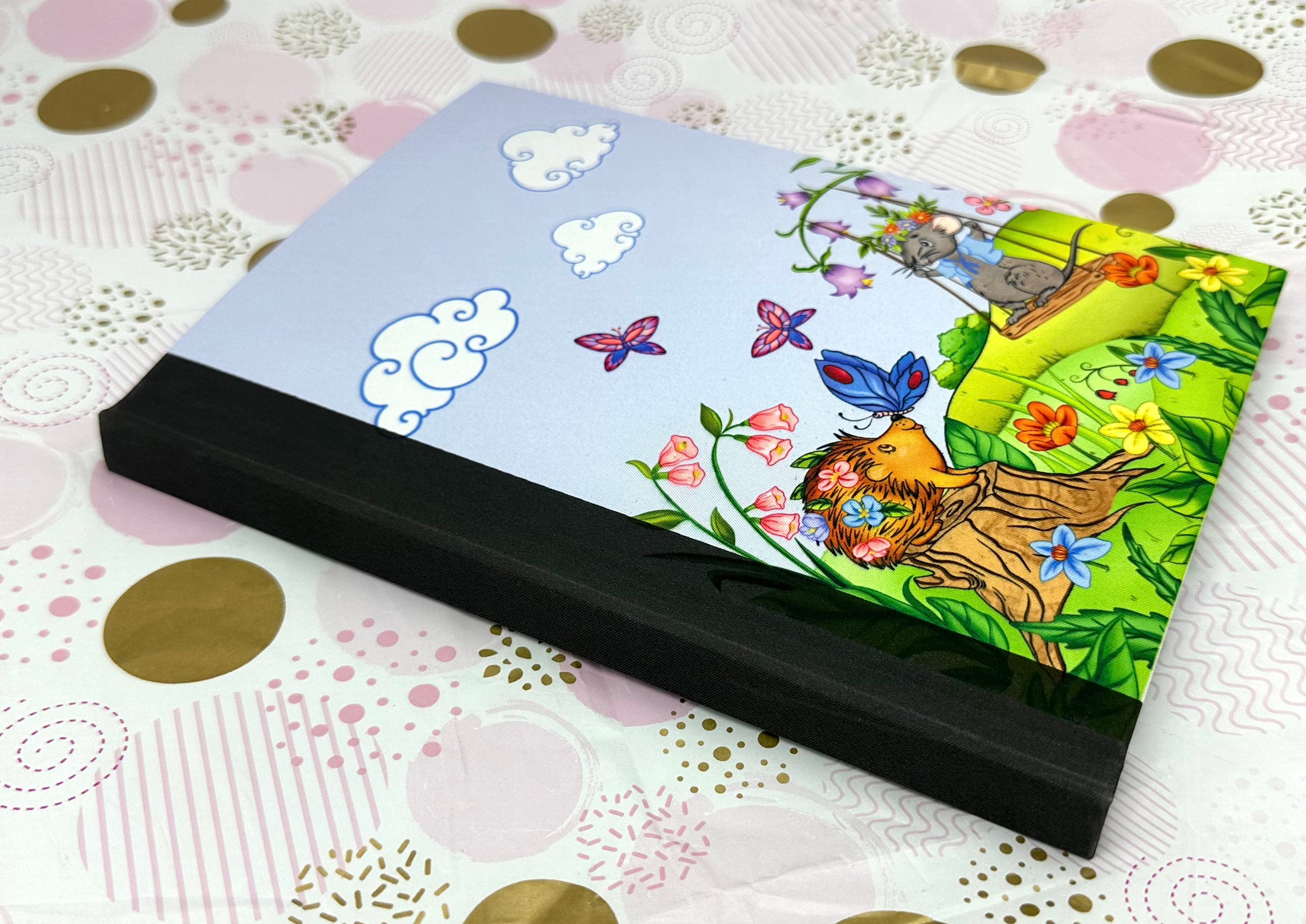 Porcu-Fine and Macey Fabric Notebook