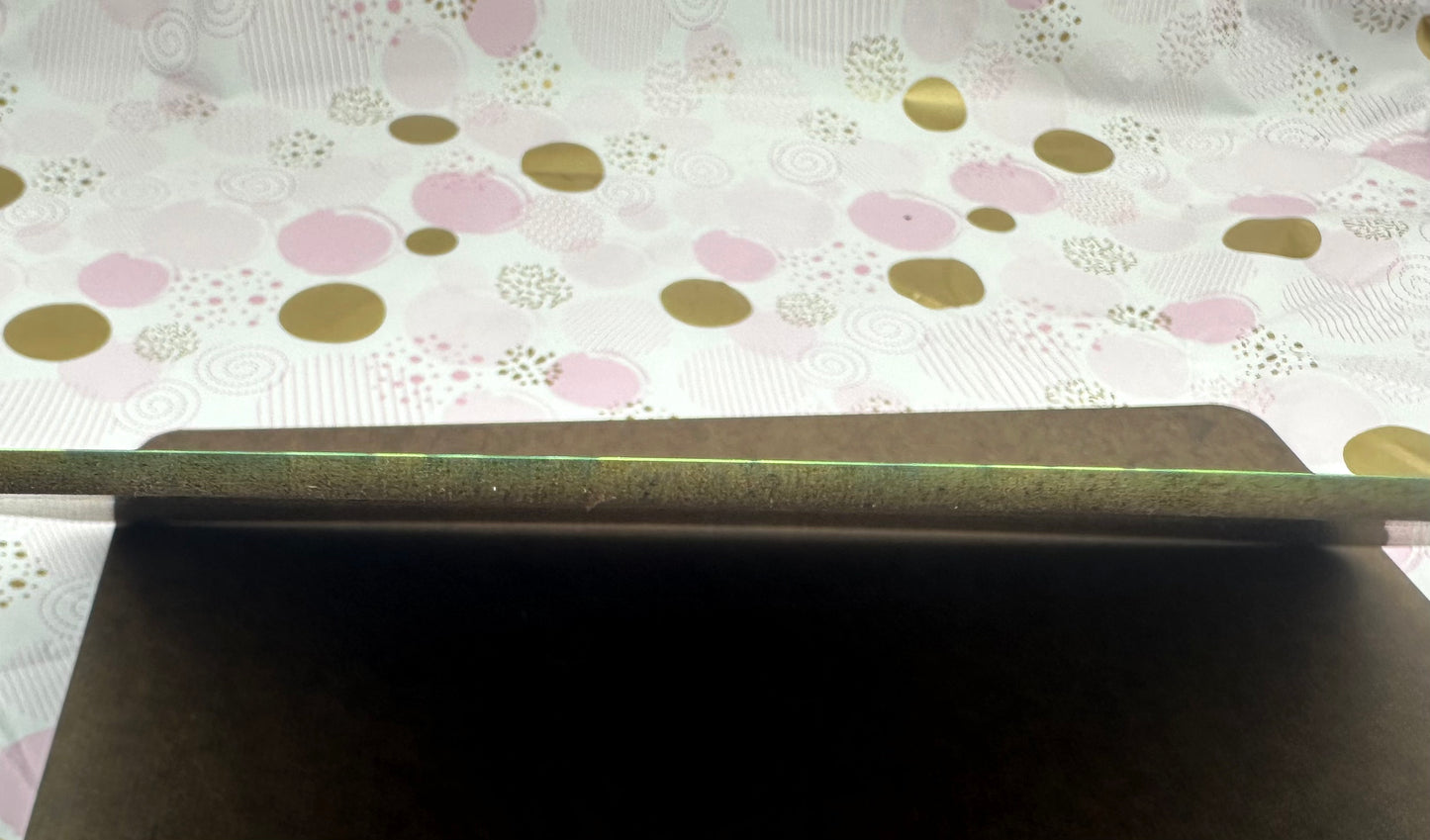 Porcu-Fine and Macey Placemat Barb Wire Designs