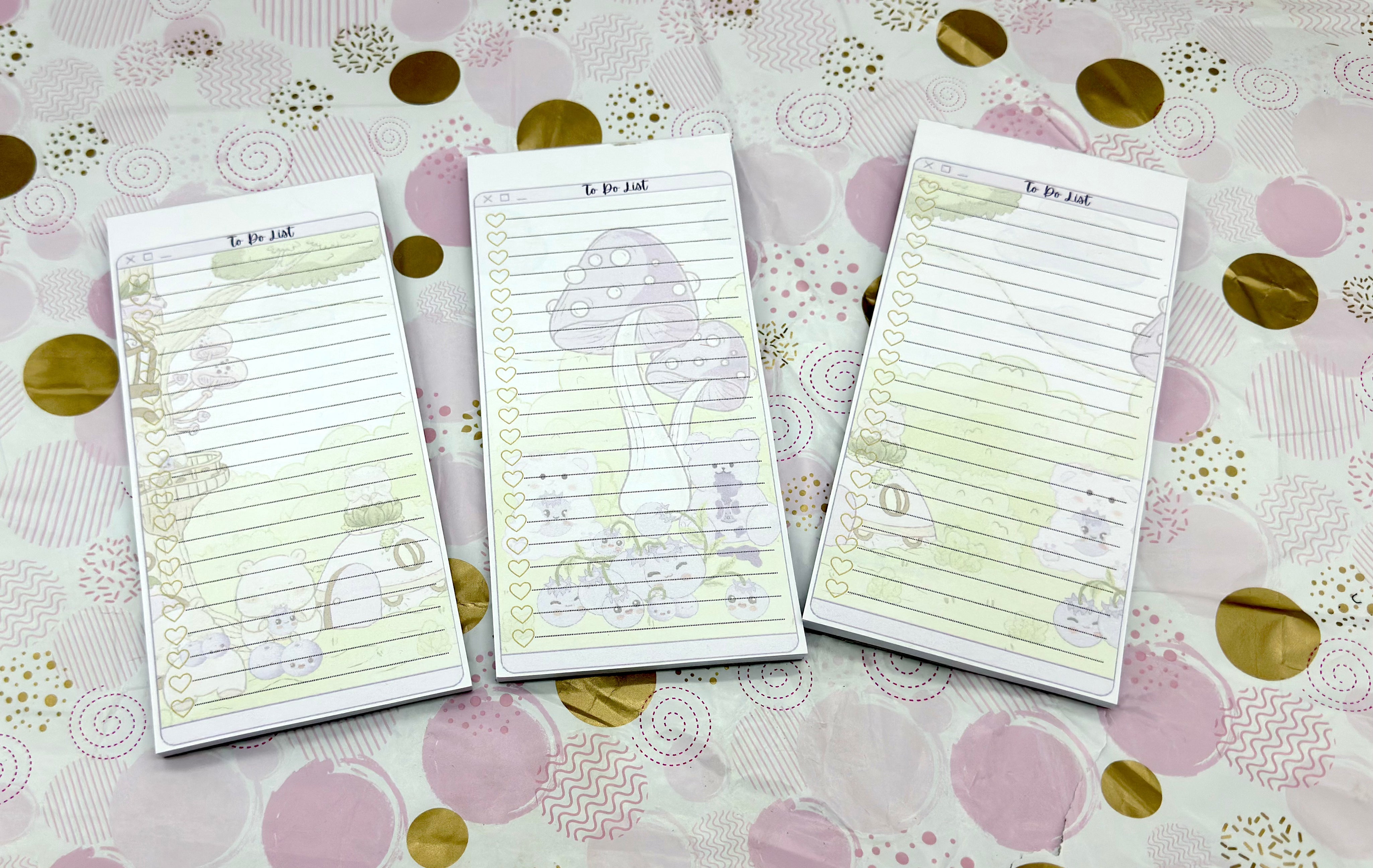 DL Blue Bear-ies To Do List Pad
