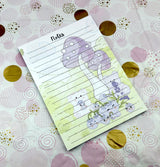 A5 Cute Kawaii stationery Blue Bearies  Notepad