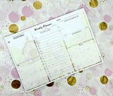 A4 Adventure Bear Weekly Planner Pad