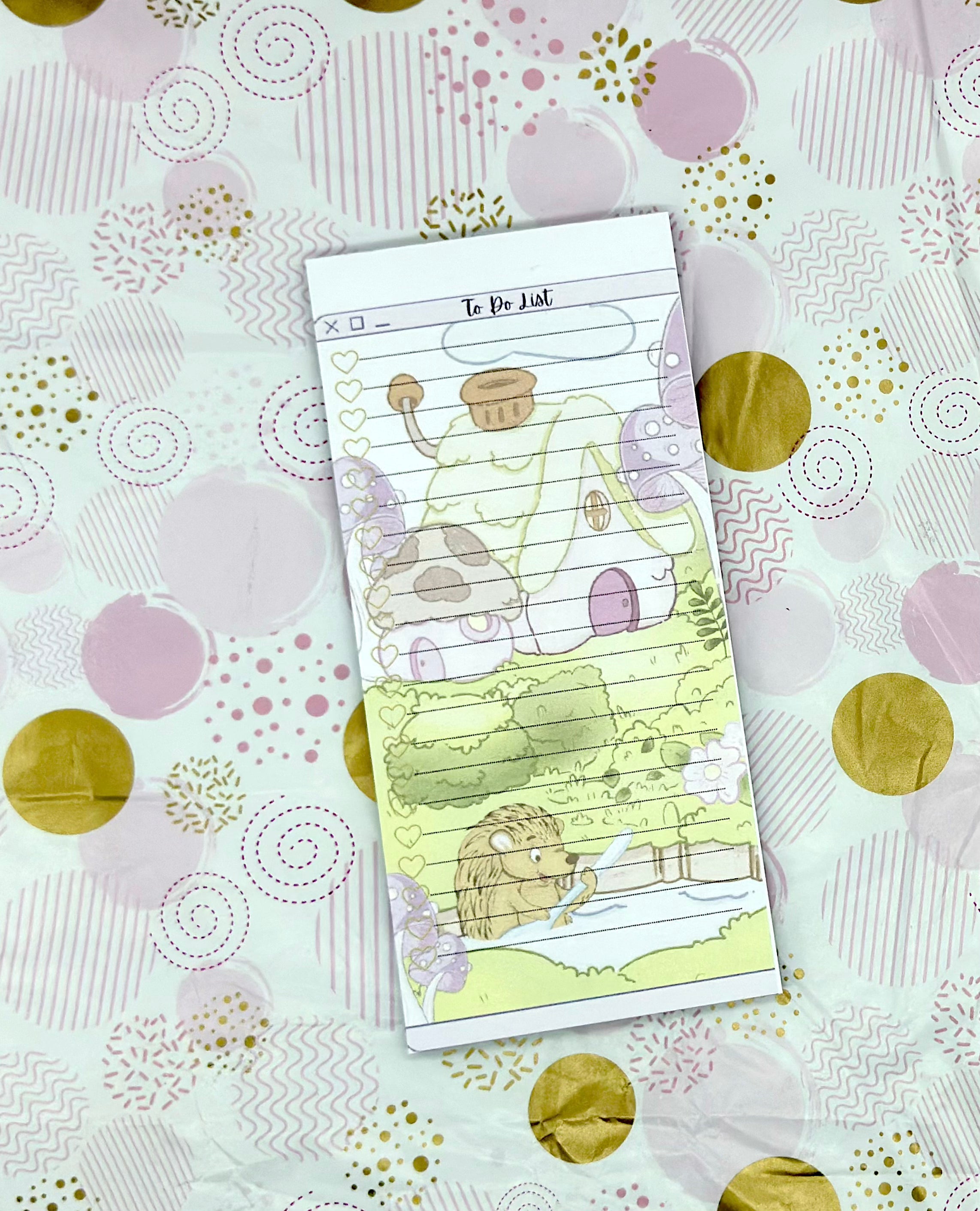 Porcu-Fine To Do List Pad