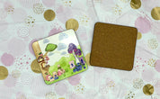 Blue Bear-ies MDF Coaster blueberries and bears