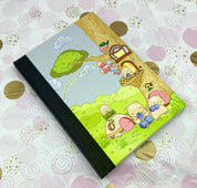 Blue Bear-ies  Fabric Notebook