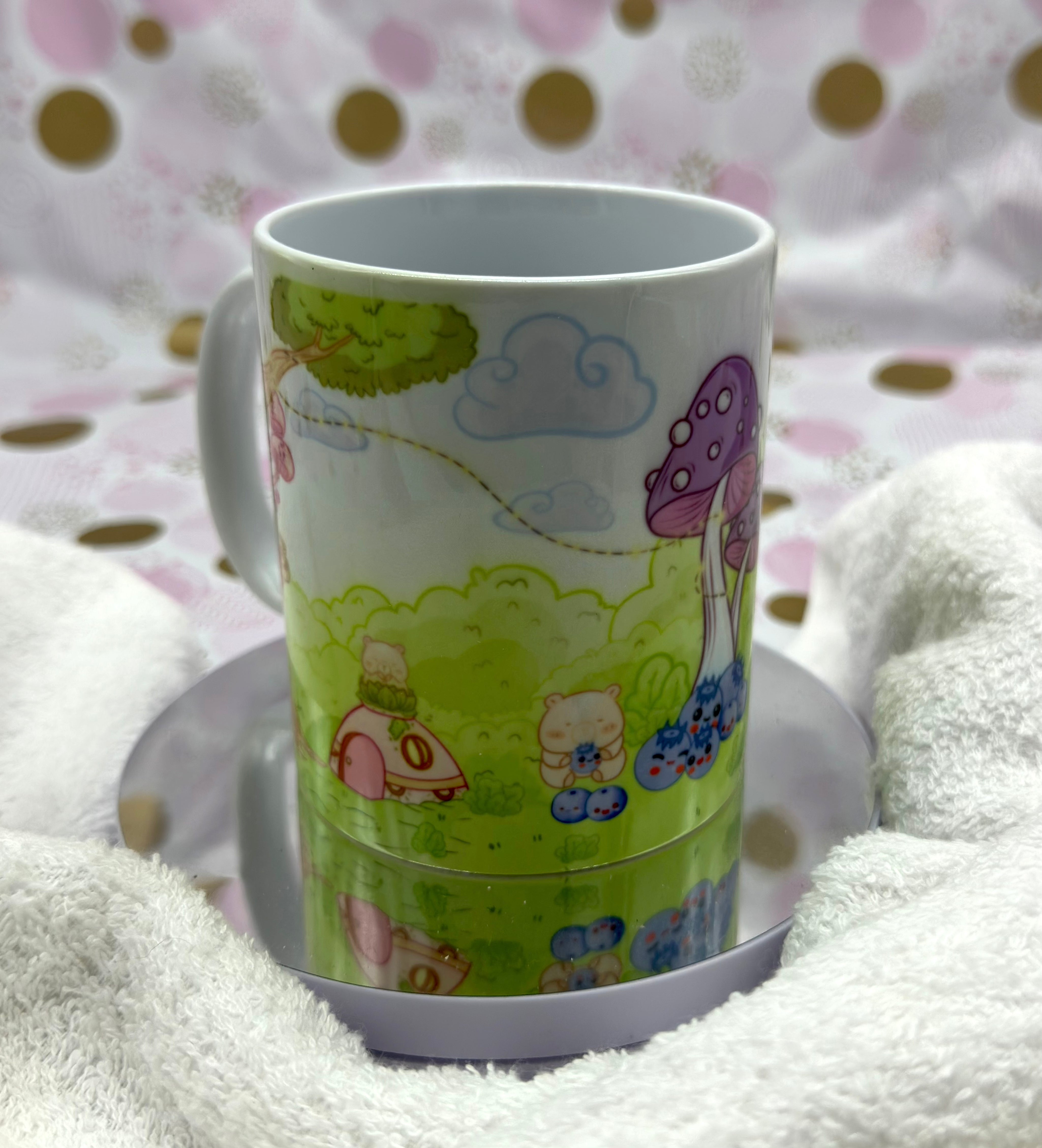 Blue Bear-ies Mug Coffee Mug/Cup Blueberries