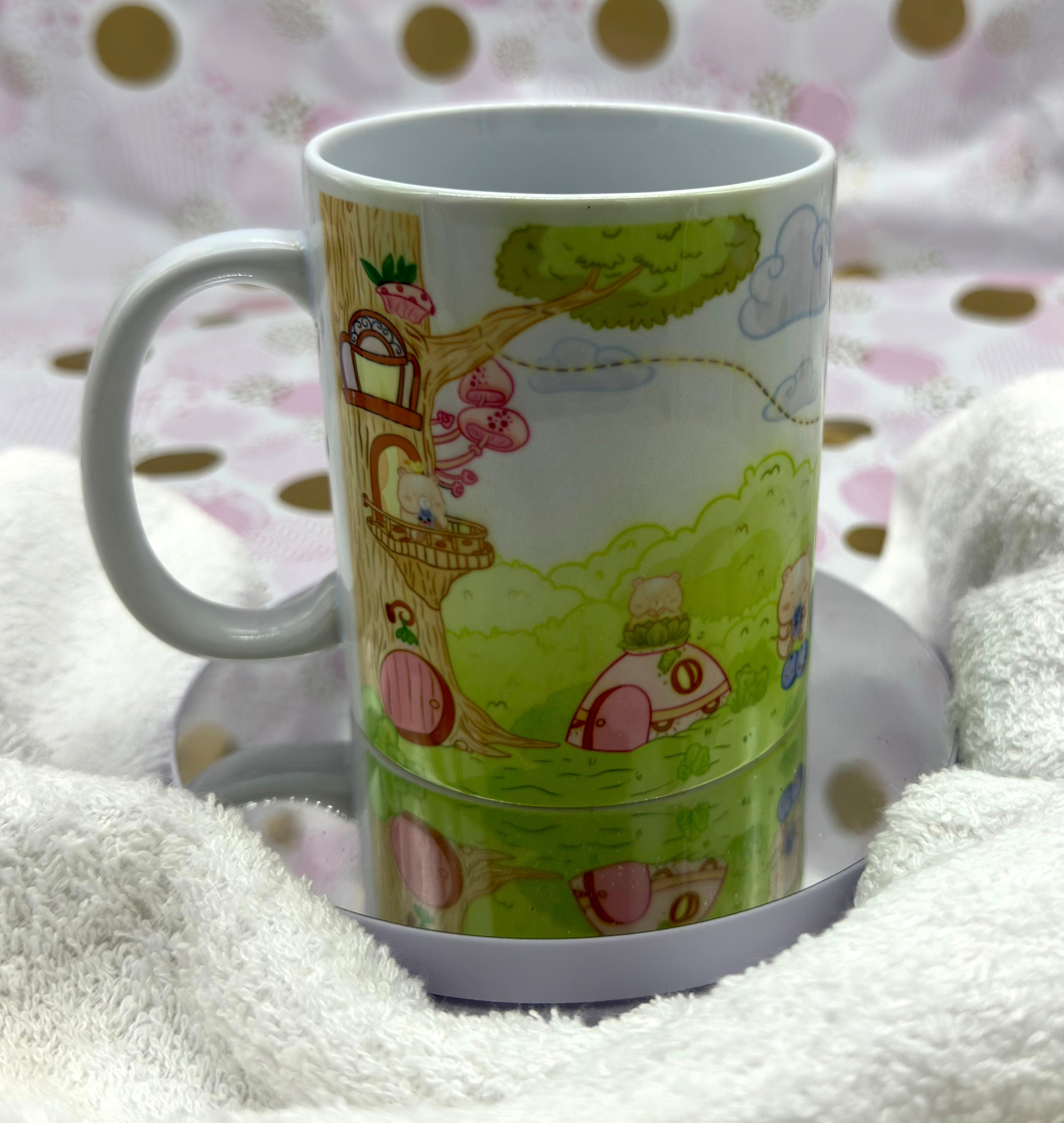 Blue Bear-ies Mug Coffee Mug/Cup Blueberries