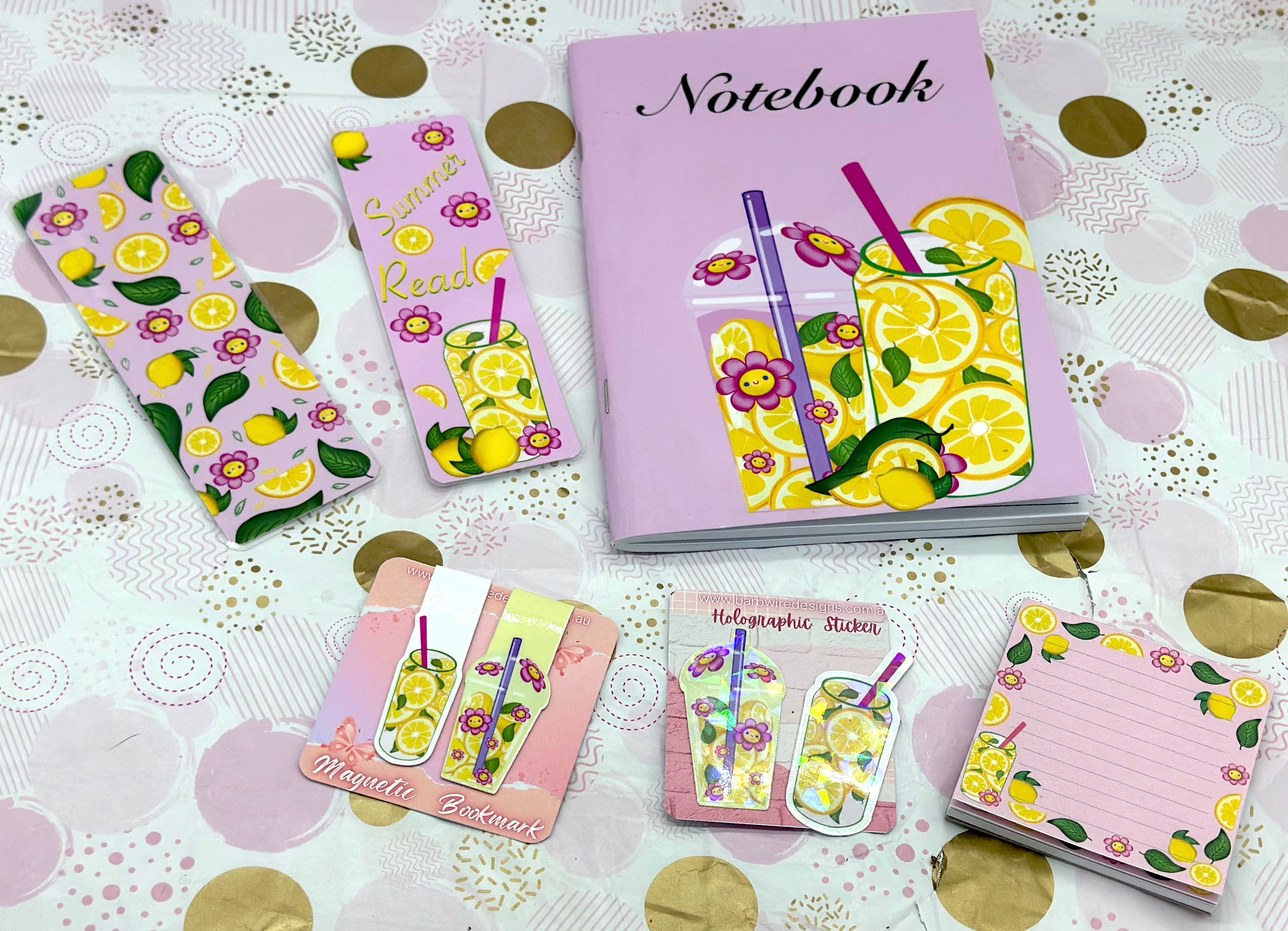Limited Edition Pink Lemonade Stationery Pack