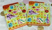School Stuff Sticker Sheet