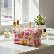 Ice Cream Quilted Makeup Bag Pouch Regular Barb Wire Designs