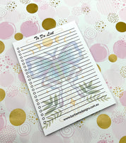 A5 Luna Moth To Do List