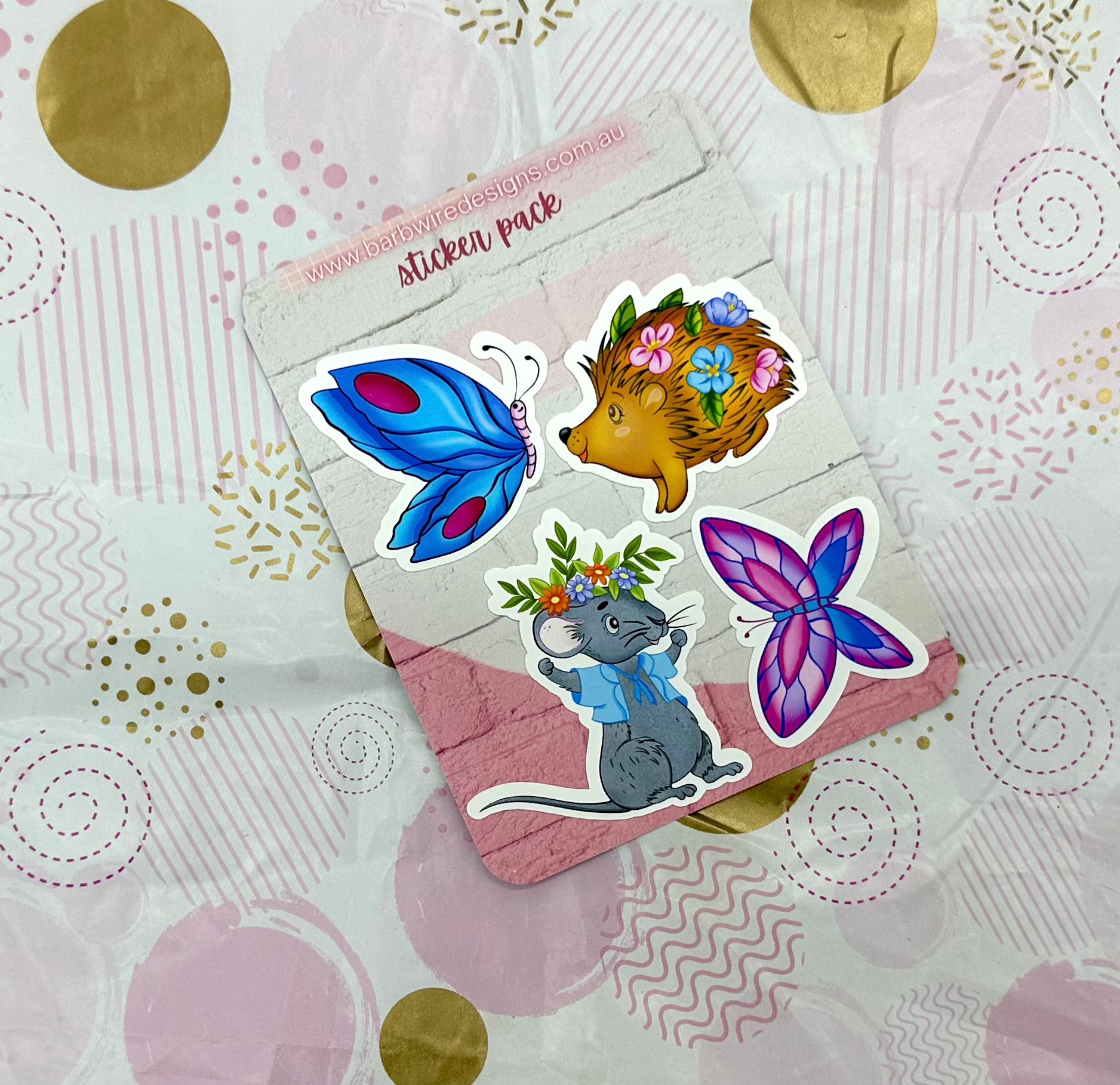 Porcu-fine Sticker Set
