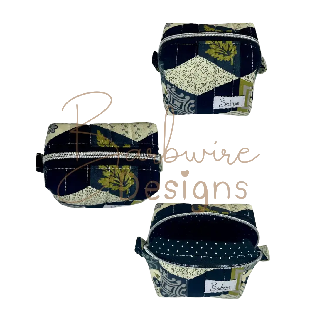 makeup pouch Barb Wire Designs