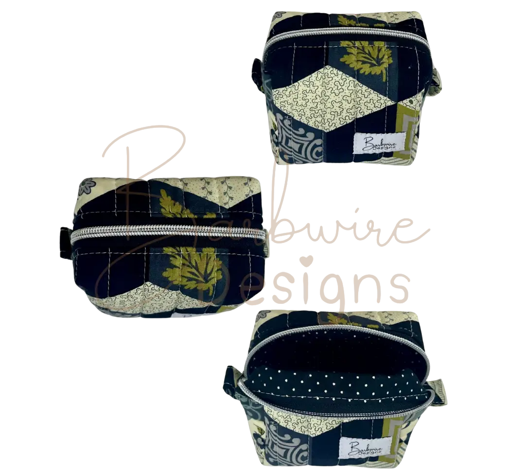 makeup pouch Barb Wire Designs