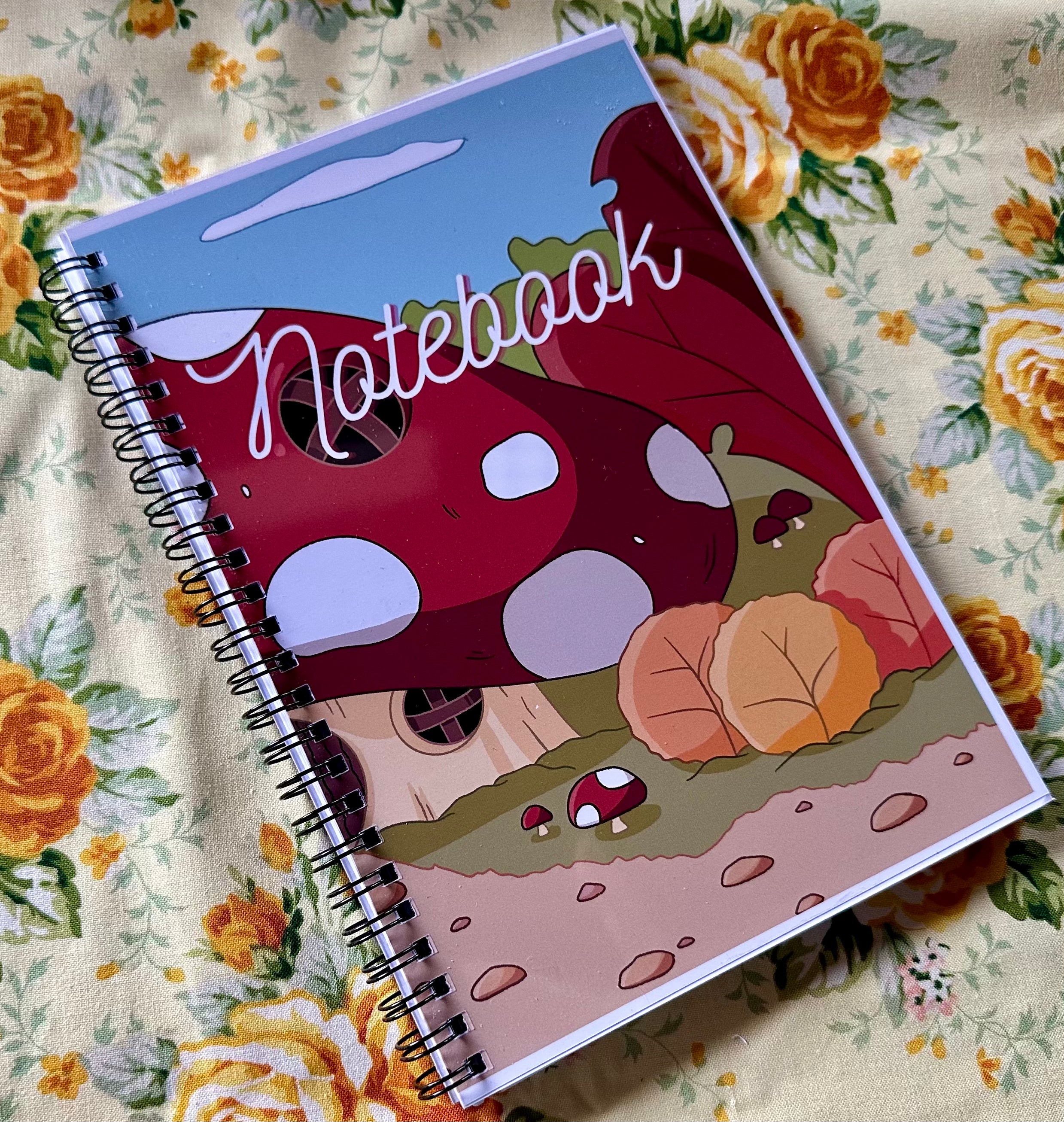 Mushroom Scenery Wire Bound Notebook/Journal