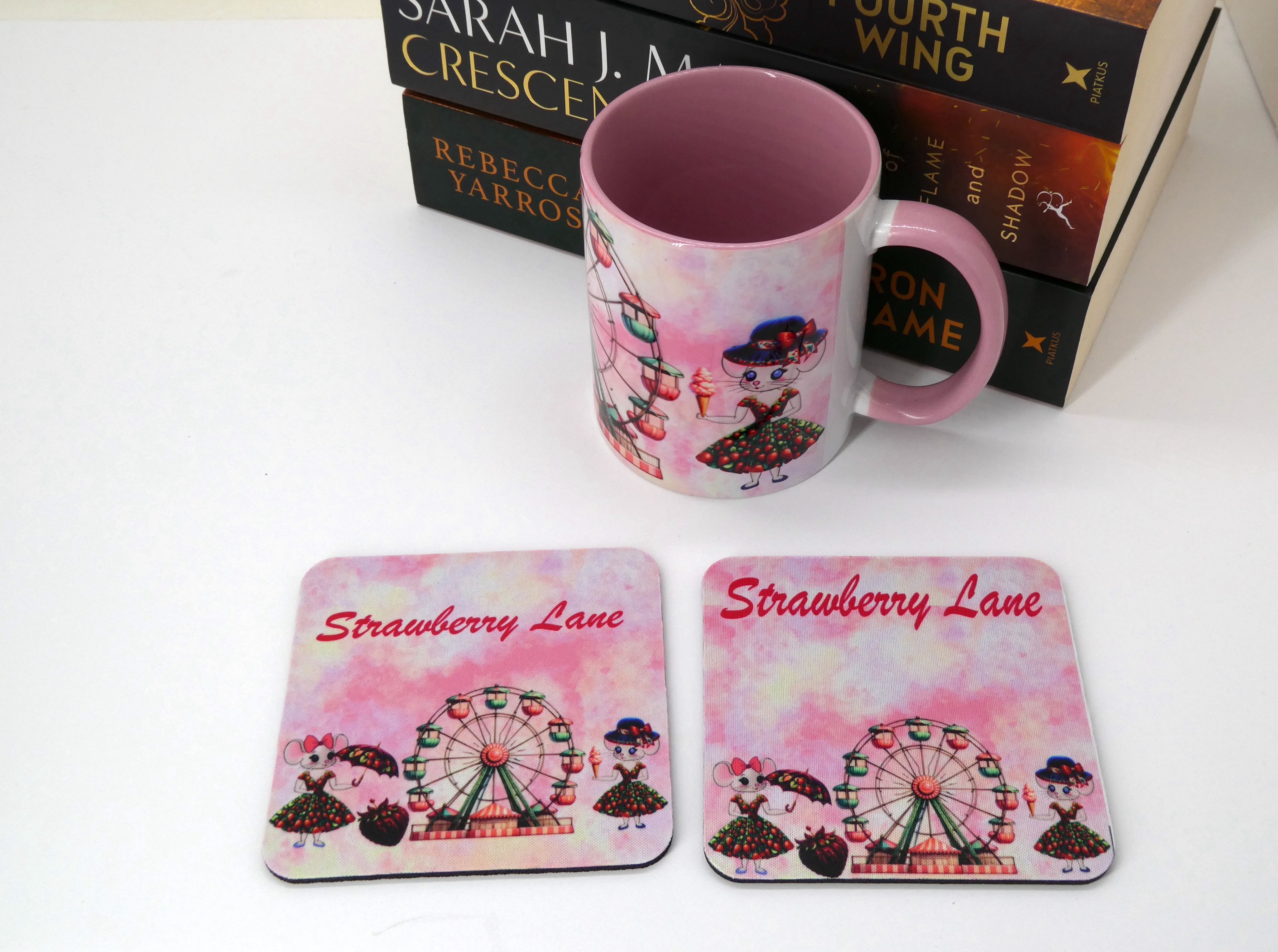 Strawberry Lane Mug Coaster