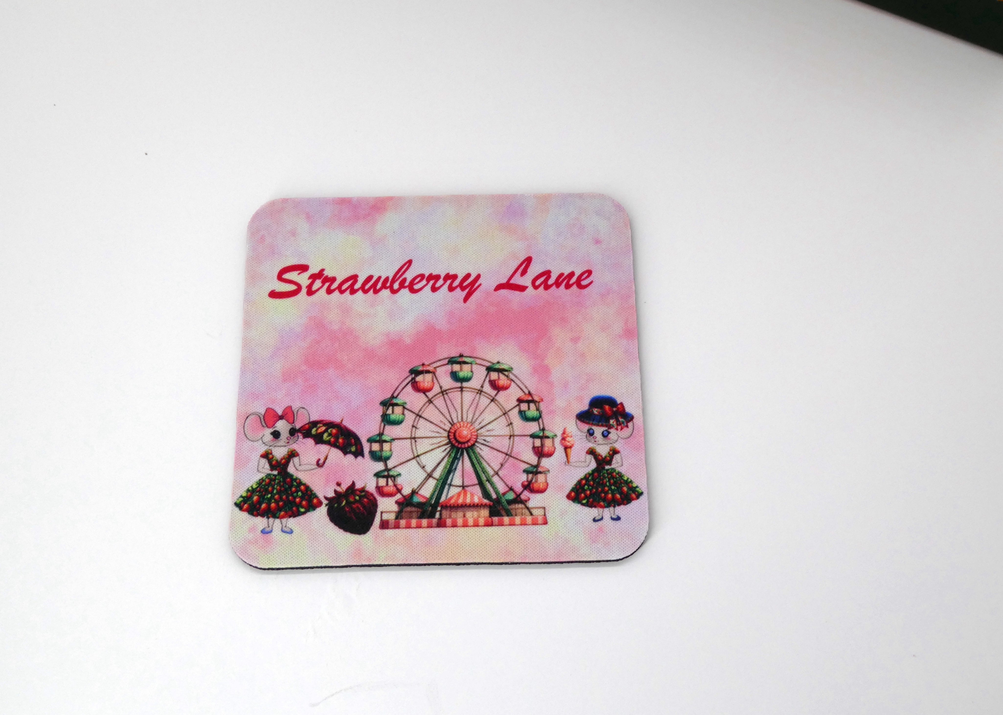 Strawberry Lane Mug Coaster