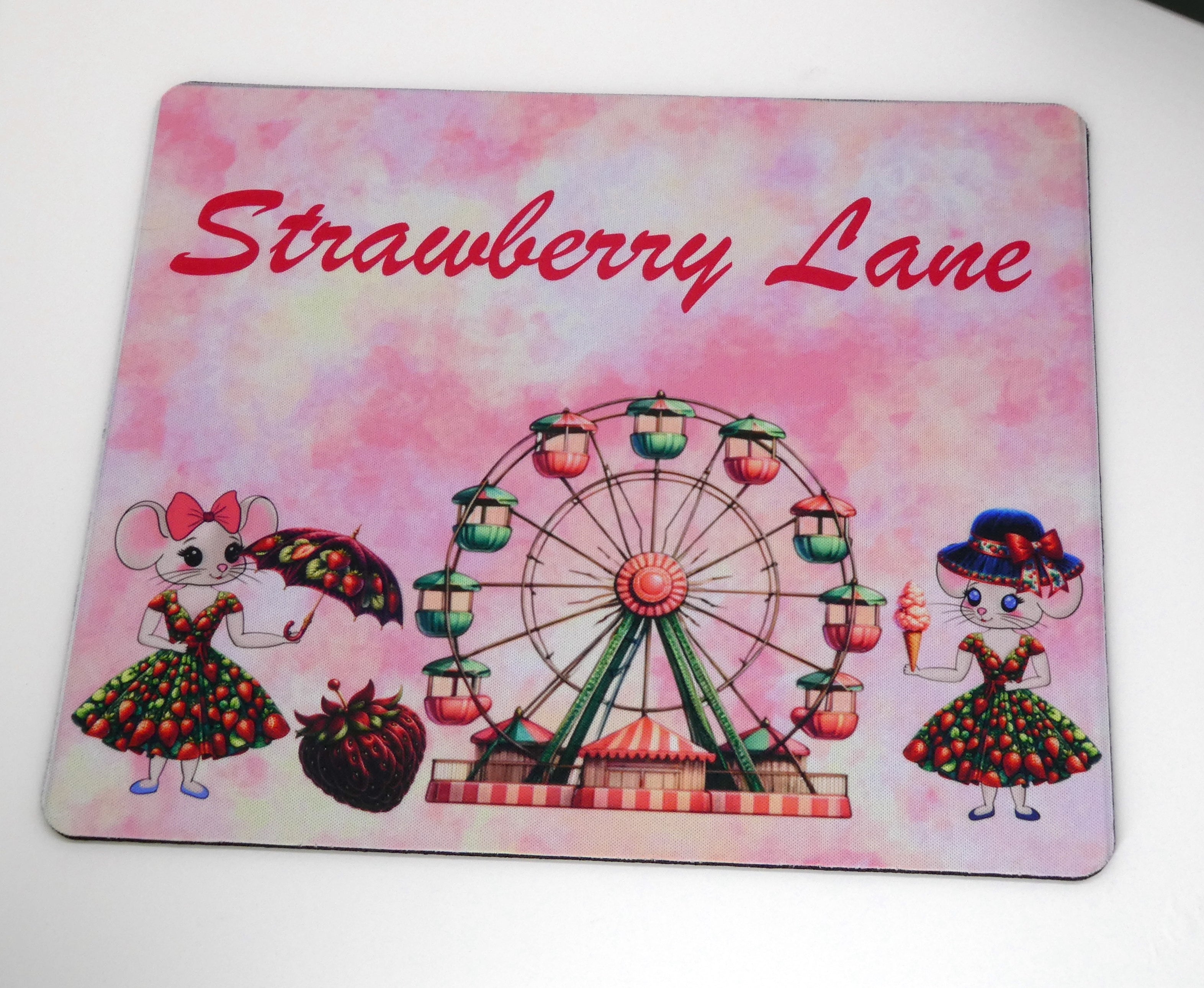 Strawberry Lane Mouse Mat