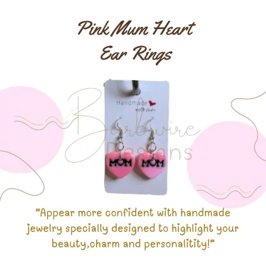Pink Ombre Thong Earrings Barb Wire Designs