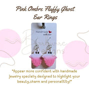 Pink Ombre Thong Earrings Barb Wire Designs