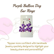 Balloon Dog Earrings Variety Barb Wire Designs