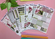 Romantic Planner Sticker Sheet Set