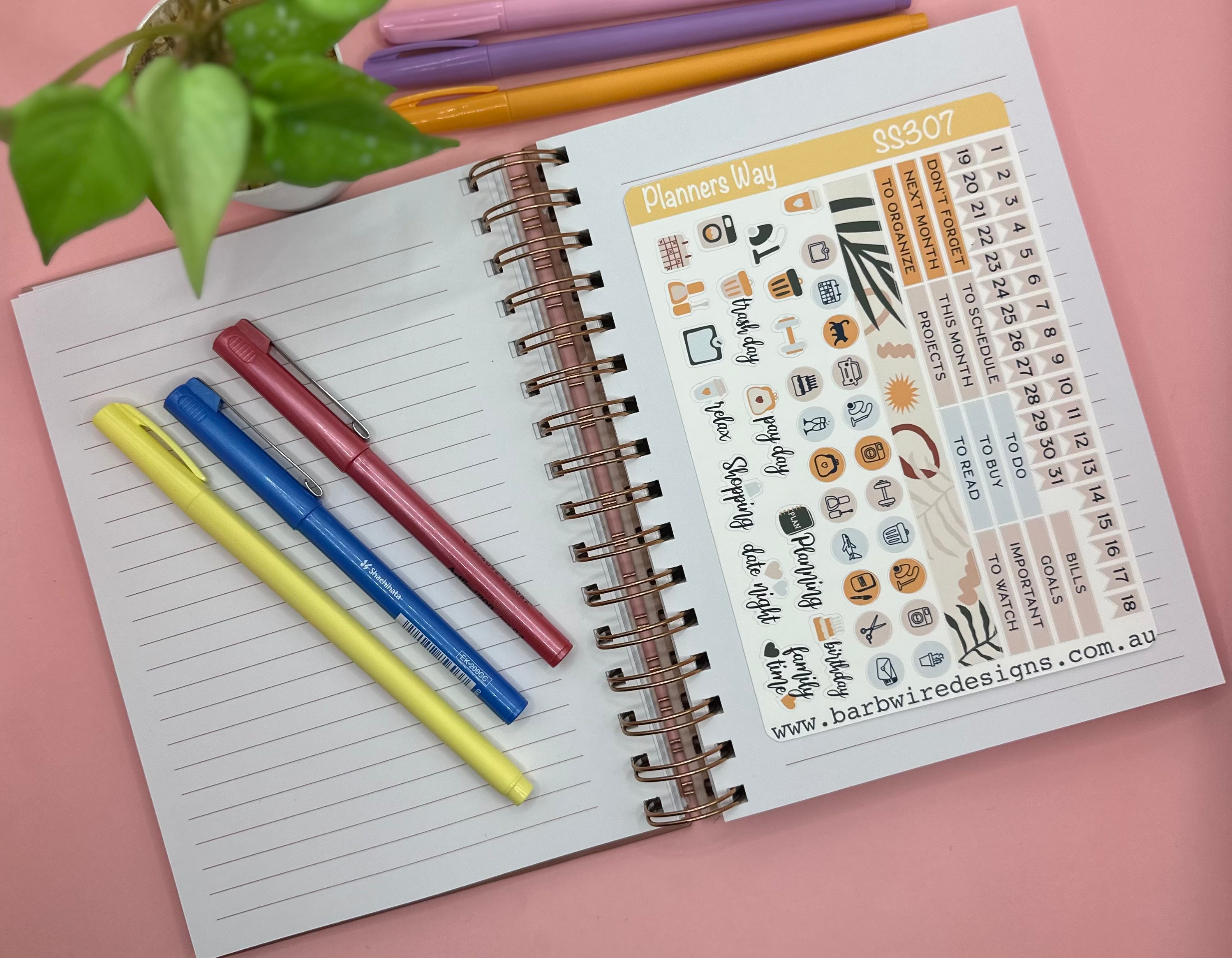 Autumn Planner Sticker Sheets