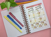 Spring Planner Sticker Sheet Set Barb Wire Designs