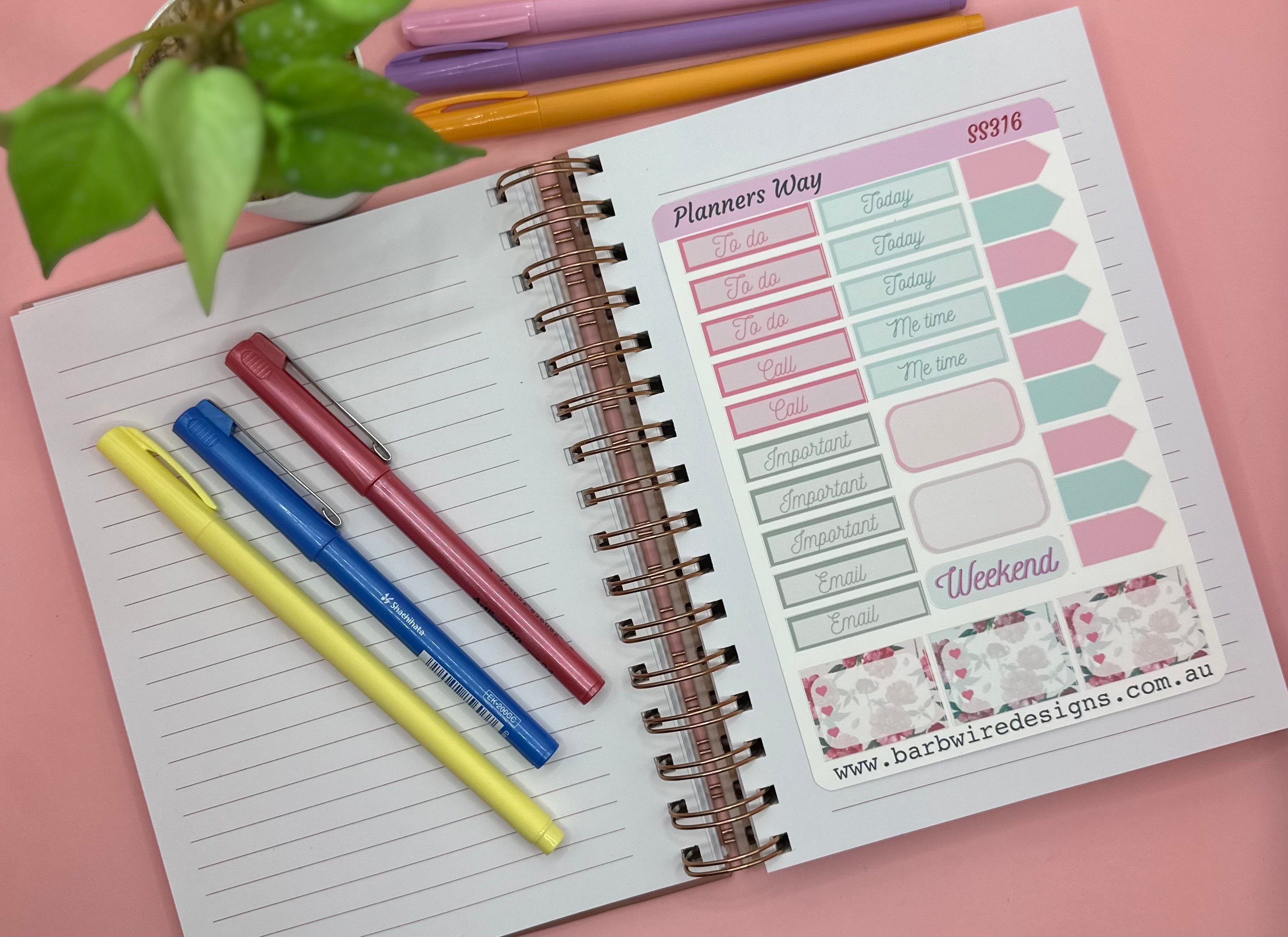 Pastel Planner Sticker Sheets