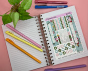 Summer Floral Planners Sticker Sheets