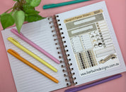 Newsprint Planner Sticker Set