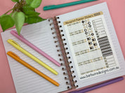 Newsprint Planner Sticker Set