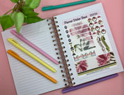Romantic Planner Sticker Sheet Set