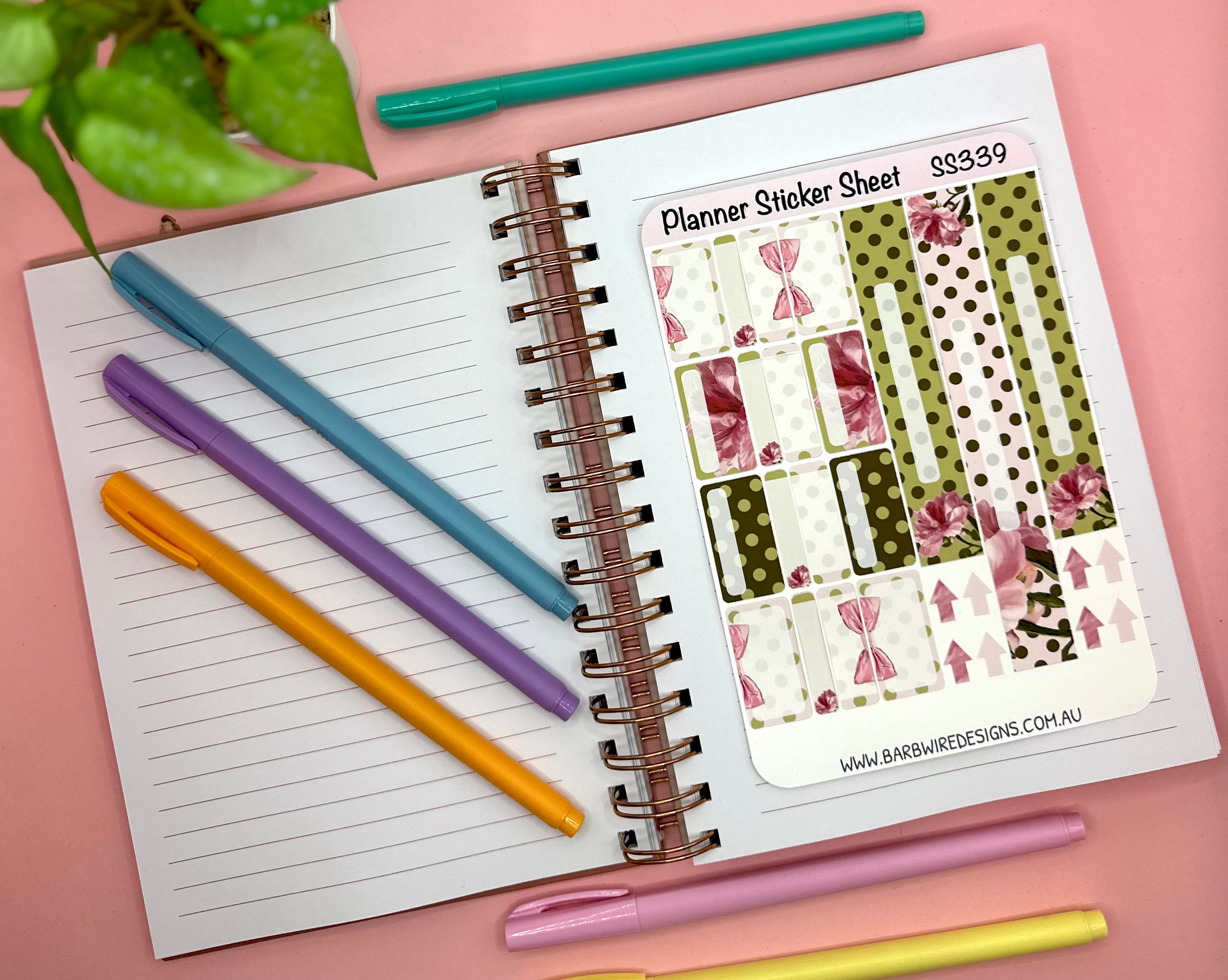 Romantic Planner Sticker Sheet Set
