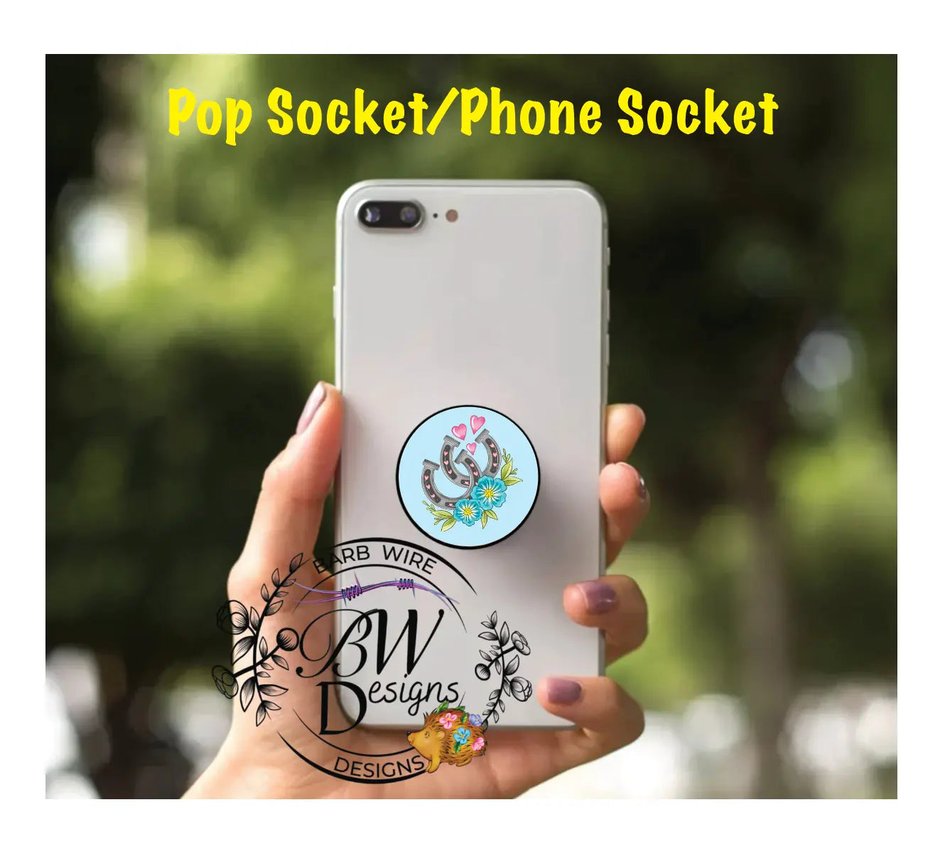  Pop Socket Barb Wire Designs