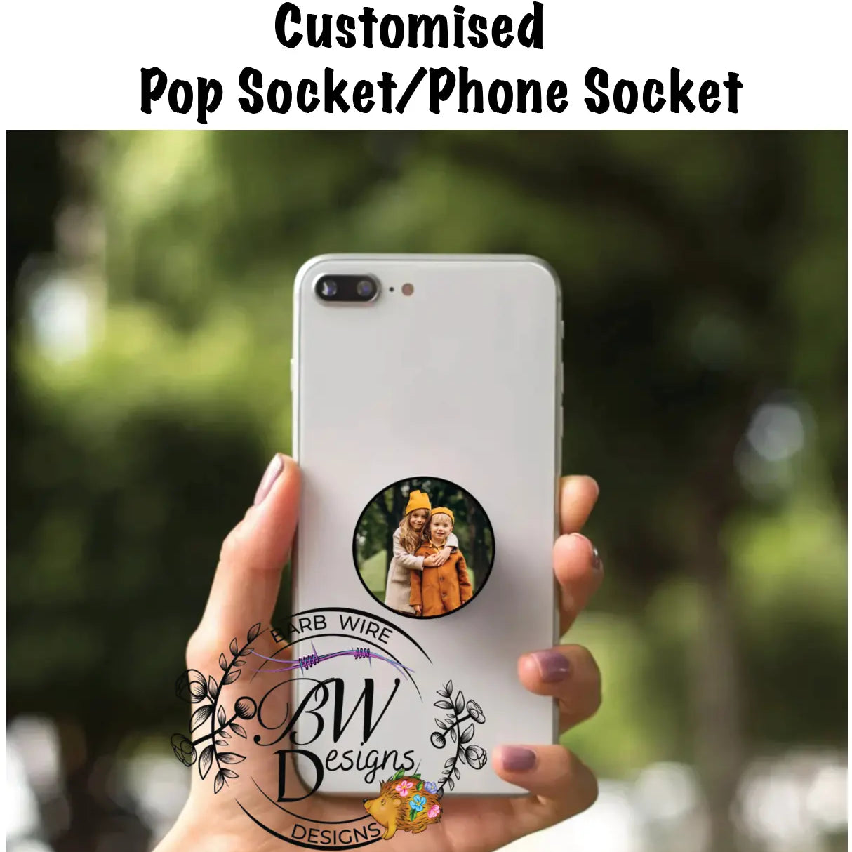 pop Socket Barb Wire Designs