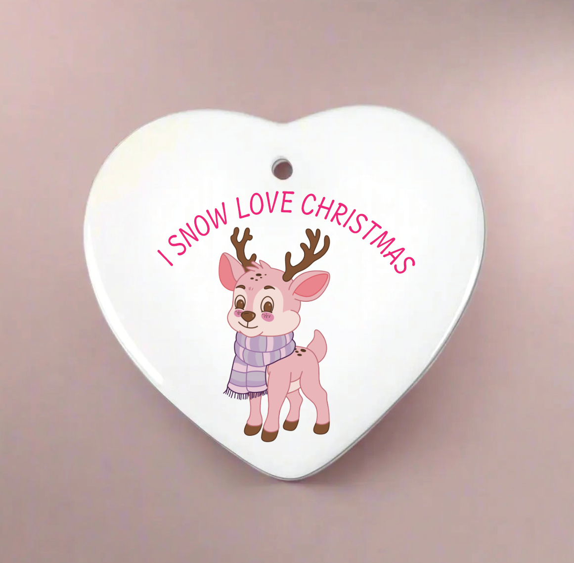 Heart Cermaic Tree ornament for christmas in July Decorations Barb Wire Designs
