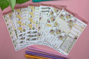 Spring Planner Sticker Sheet Set Barb Wire Designs