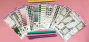 Summer Floral Planners Sticker Sheets