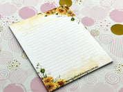 Sunflower Note Pad A5