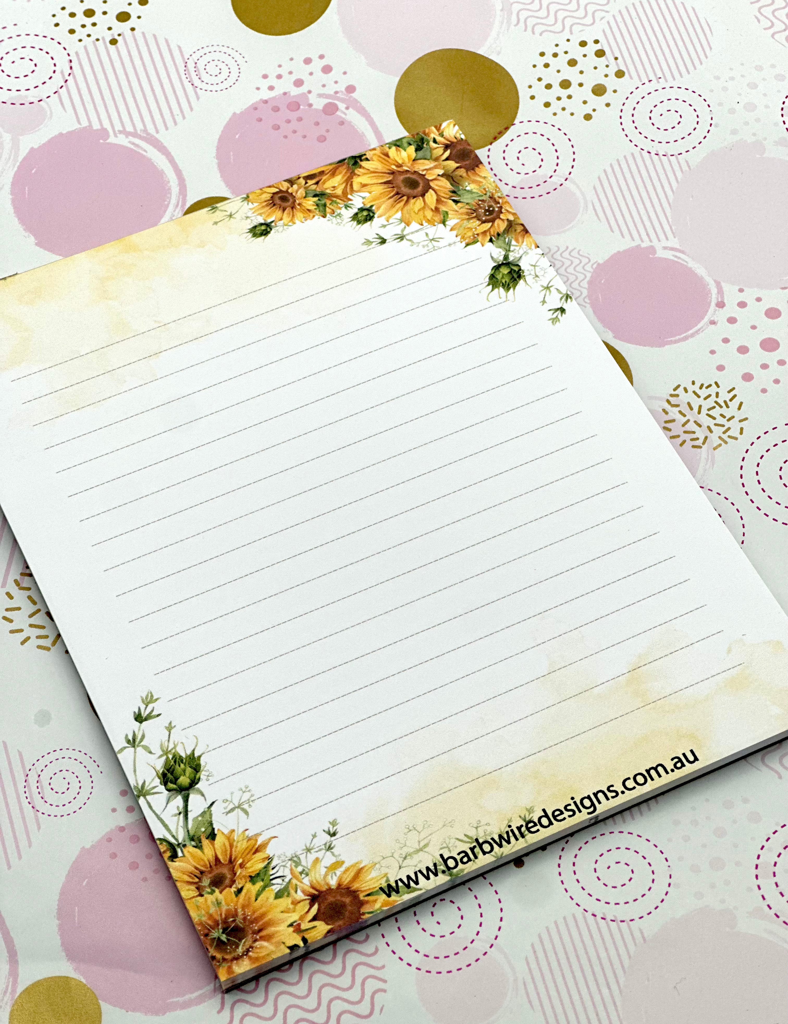 Sunflowernotepad.heic